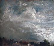 Cloud study,horizon of trees 27 September 1821, John Constable